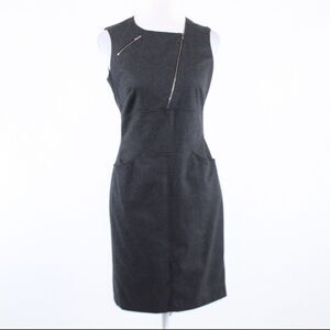 Hexeline gray wool blend dress 38